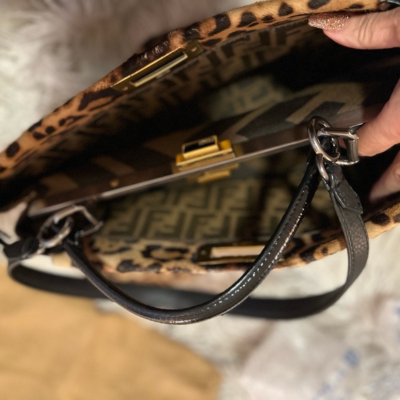 Leopard Print Women's Bag - Picture 4 of 9